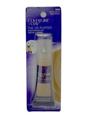 CoverGirl + Olay The De-Puffer Eye Concealer 340 Light/Medium 1-Pack NWT